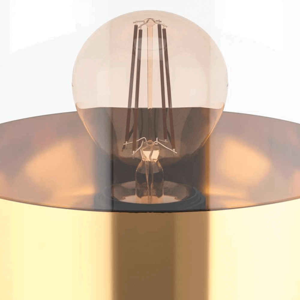 Goldene Tischlampe Maryvilla mit Glas Eglo 9008606244577