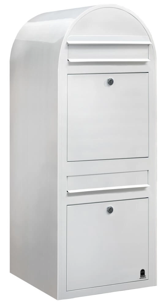 Briefkasten Duo 9016 Weiß