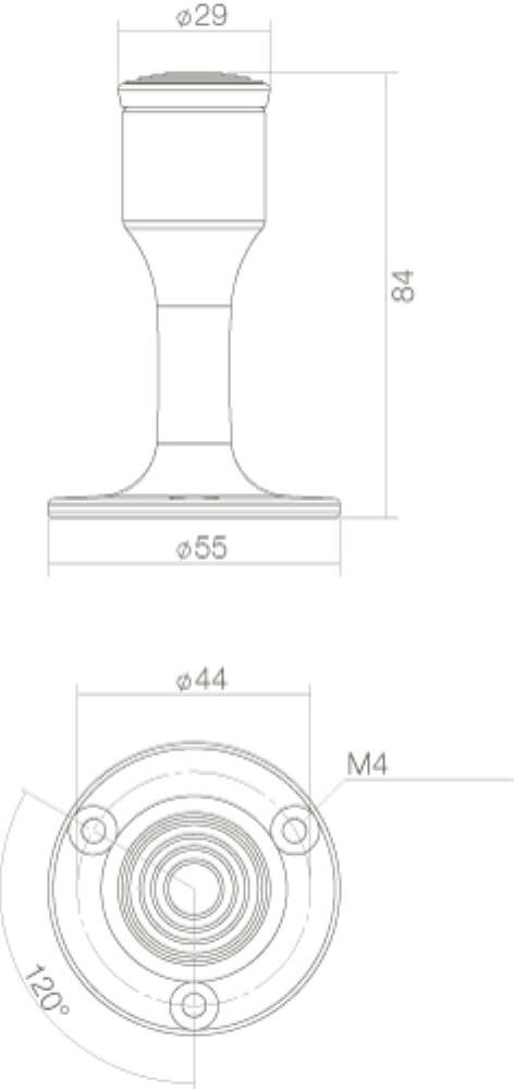 Türstopper Stelo schwarz Intersteel 8714186088913