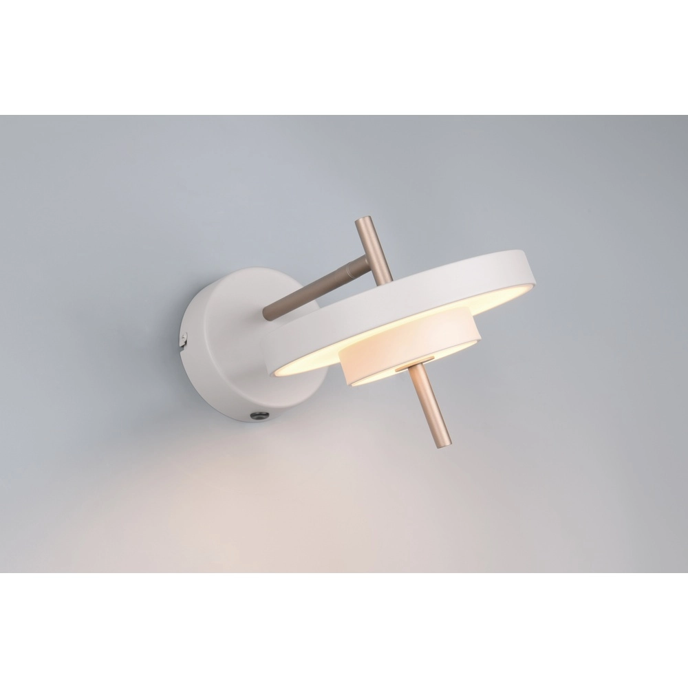 Moderne Wandleuchte Keaton weiß Trio 4017807655773