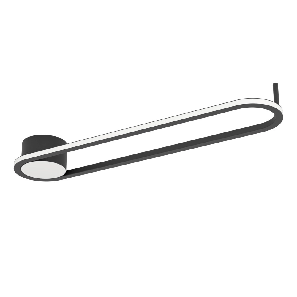 Schlanke Deckenleuchte Collecorvino schwarz Eglo 9008606356621