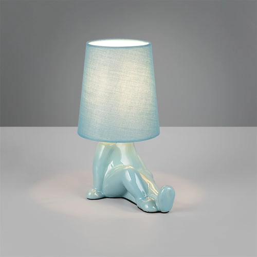 Tischlampe Huma Blau Trio 4017807682557