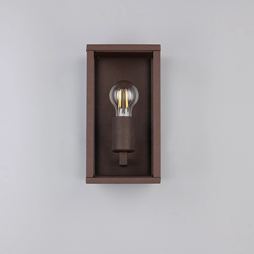 Moderne Wandlampe Garonne S rostbraun Trio 4017807687378