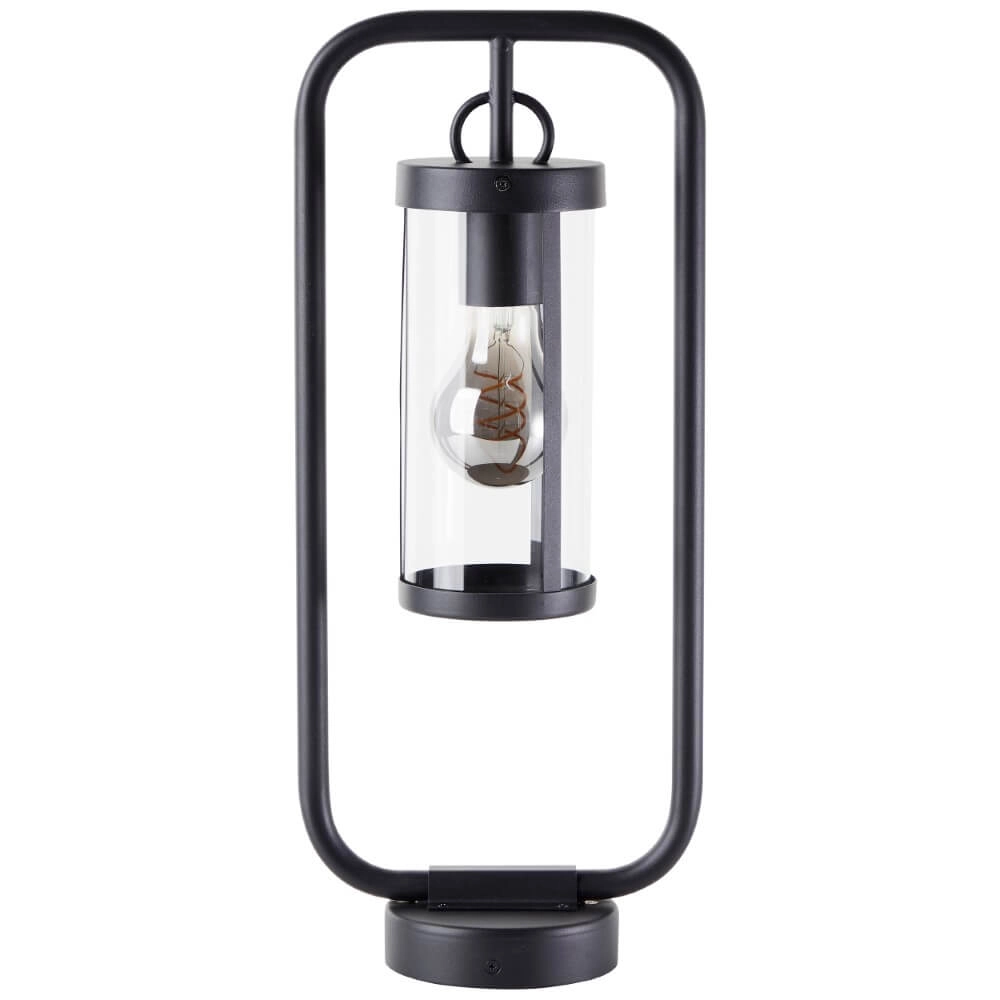 Schwarze Tischlampe Sidney Transparentes Glas Brilliant 4004353435690