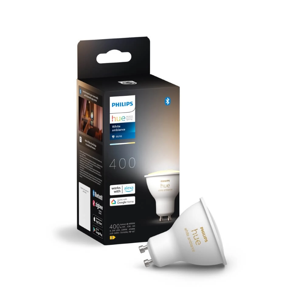 Lichtquelle Hue GU10 - 4,2W - White Ambiance Philips 8720169229976