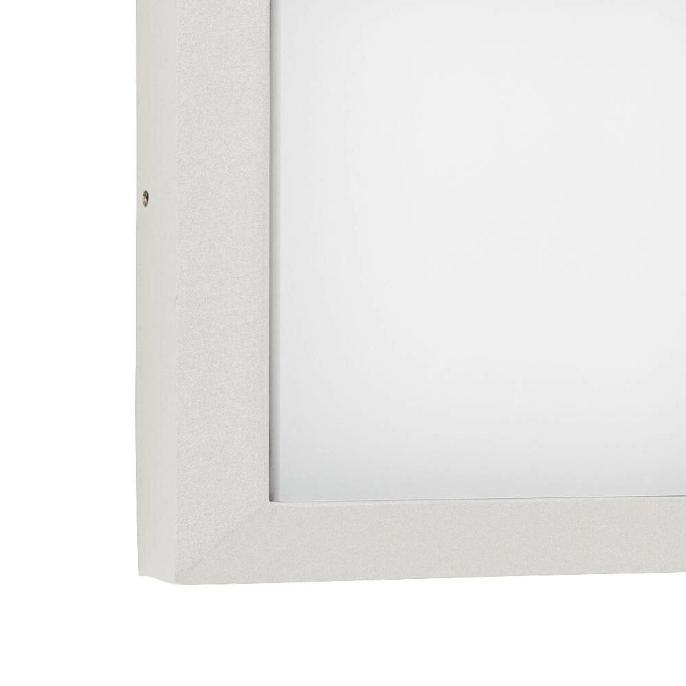 Quadratische LED-Außenleuchte Parel 32 cm weiß Albert 4007235865622