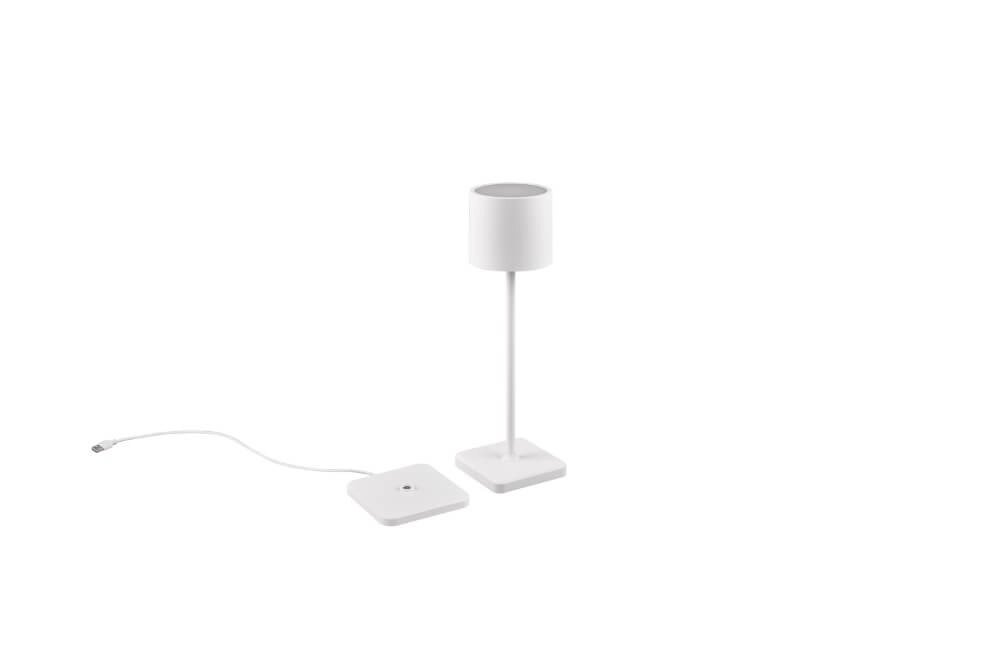 Wiederaufladbare Tischlampe Fernandez Weiß Trio 4017807564327