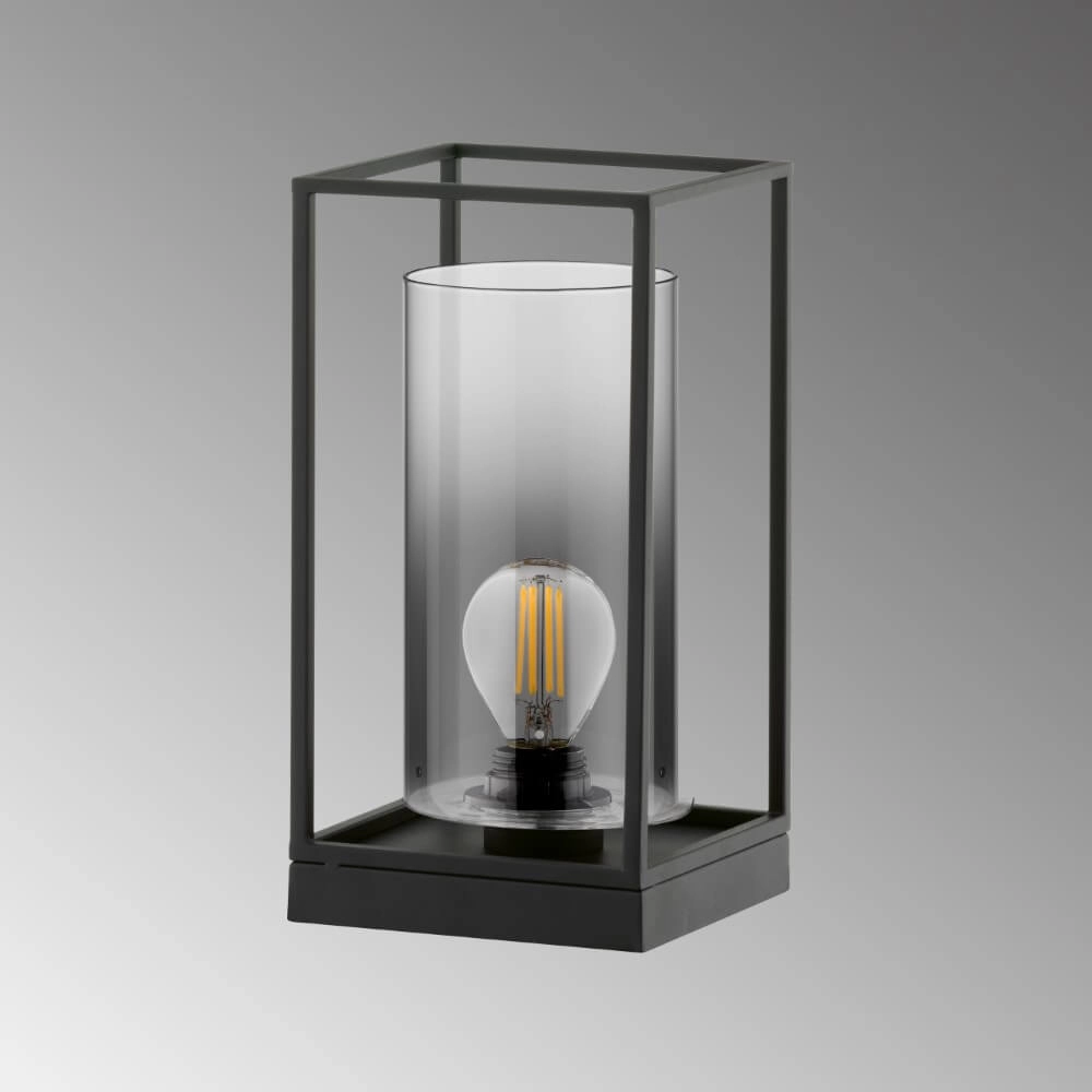 Tischlampe Samu Rauchglas Fischer & Honsel 4003694506229