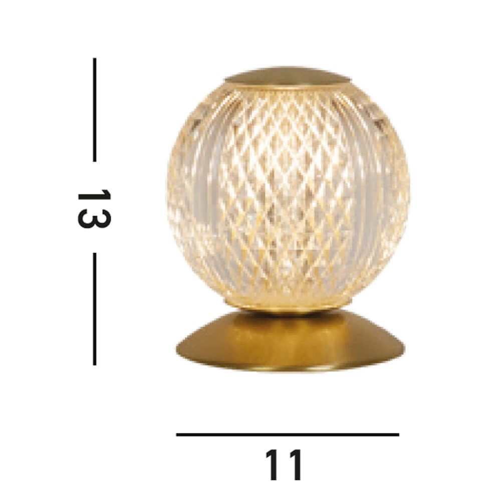 Orientalische Tischleuchte Allure Ø 11cm Searchlight 5053423274003