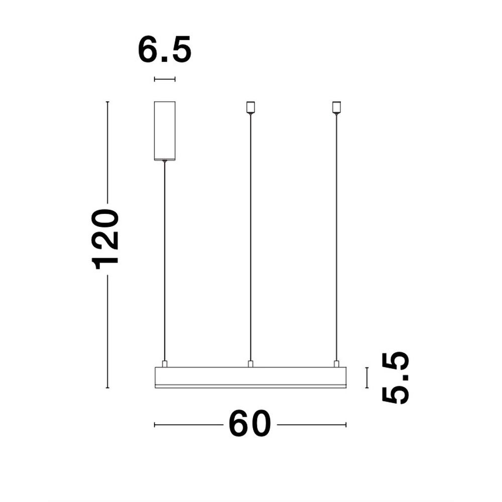 Pendelleuchte Motif weiß Ø 60cm 3000K Lyora 5212017421937