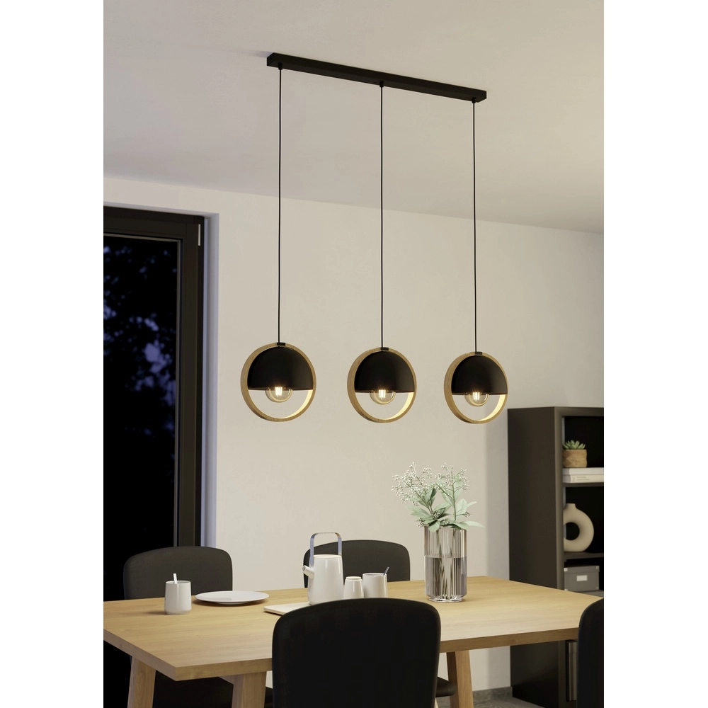 Skandinavische Pendellampe Callow 3x E27 - Ø 23cm Eglo 9002759437565
