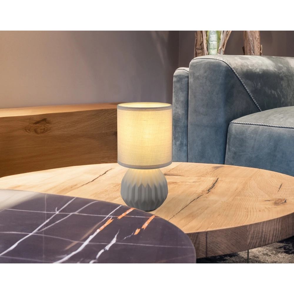 Design-Tischlampe Sylas Grau Globo 9007371478507
