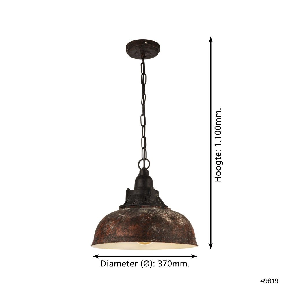 Pendelleuchte Grantham 37cm Eglo 9002759498191