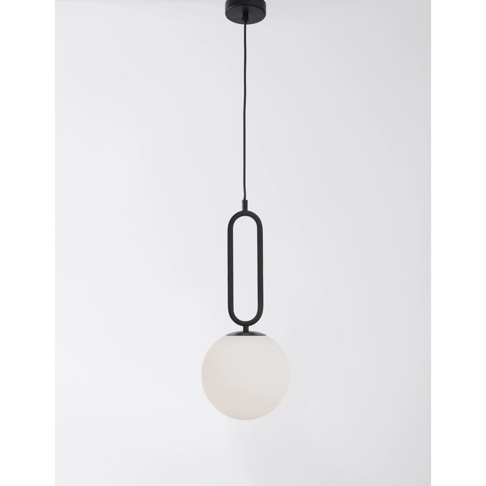 Pendelleuchte Grus schwarz Ø 20cm Lyora 5212017423108