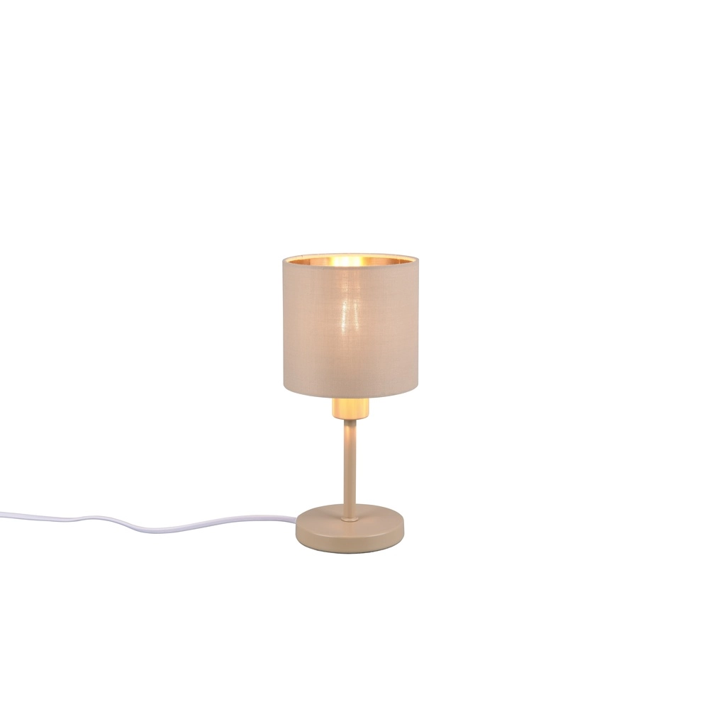 Tischlampe Tommy Sandbraun