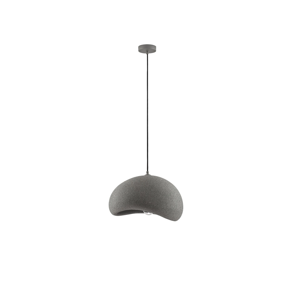 Natürliche Pendelleuchte Aere grau 40cm Lyora 5212017476692