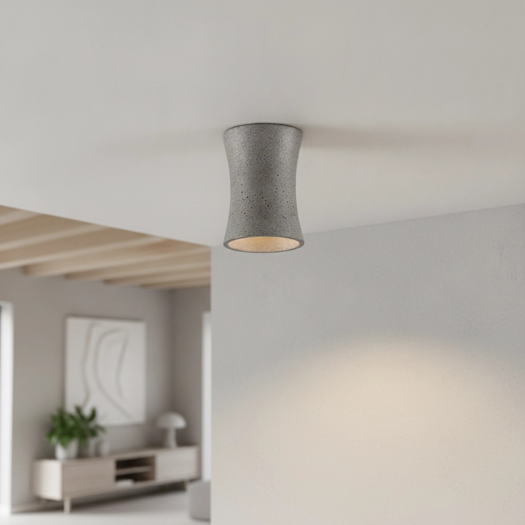 Deckenlampe Pelia grau