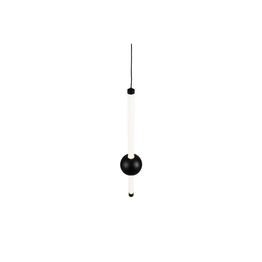Moderne Pendelleuchte Melita schwarz Trio 4017807661927