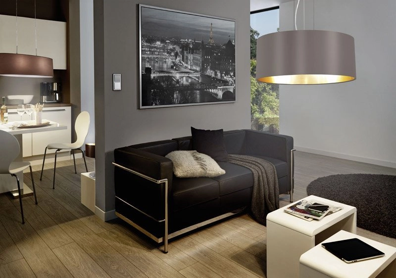 Pendelleuchte Maserlo 53 cm Cappucino mit gold Eglo 9002759316082