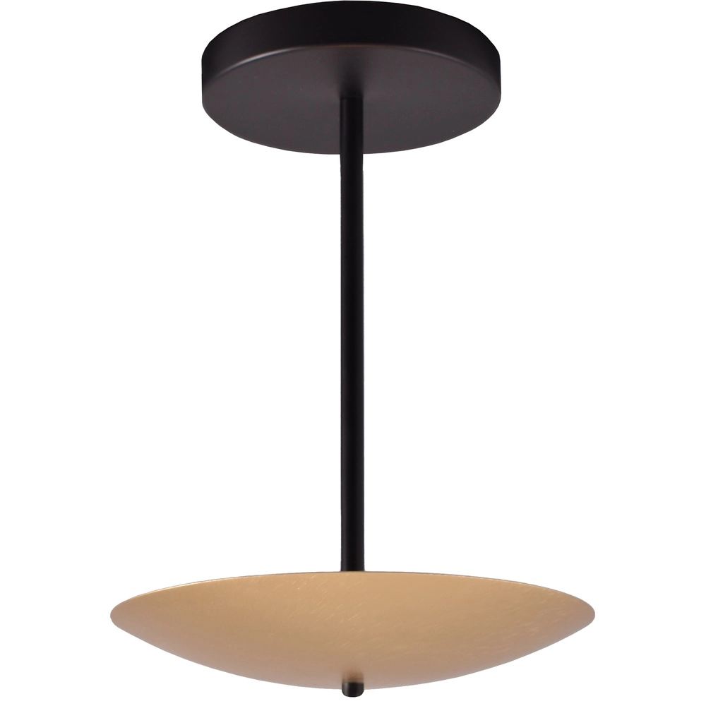 Deckenlampe Scala Ø 25 cm schwarz mit Gold