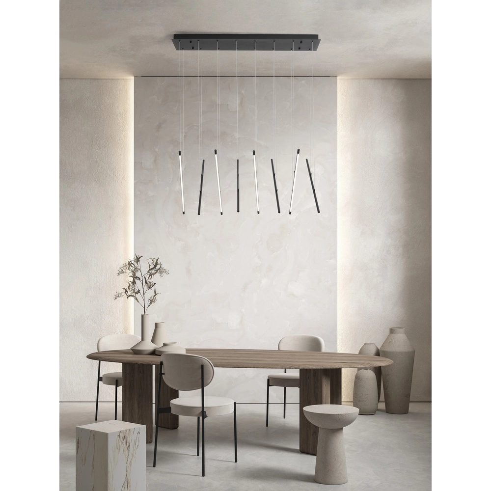 Design-Pendelleuchte Elettra schwarz Lyora 5212017446084