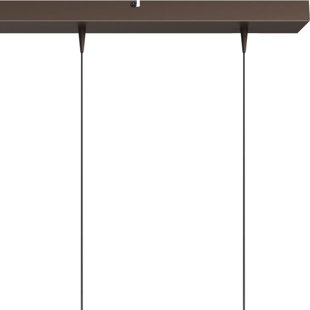 4-Licht Pendellampe Talana kakaobraun Ø 6 cm DTW Masterlight 8718121371047