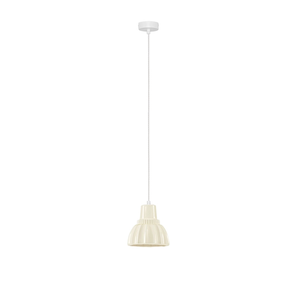 Pendellampe Picco Weiß mit Creme Lyora 5212017495402