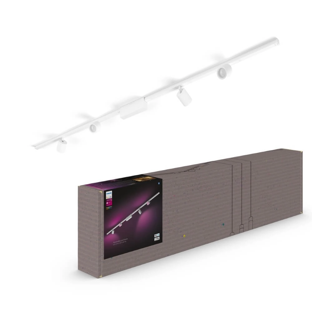 Hue Perifo - White and color Set mit 4 Spots weiß Philips 8719514407787