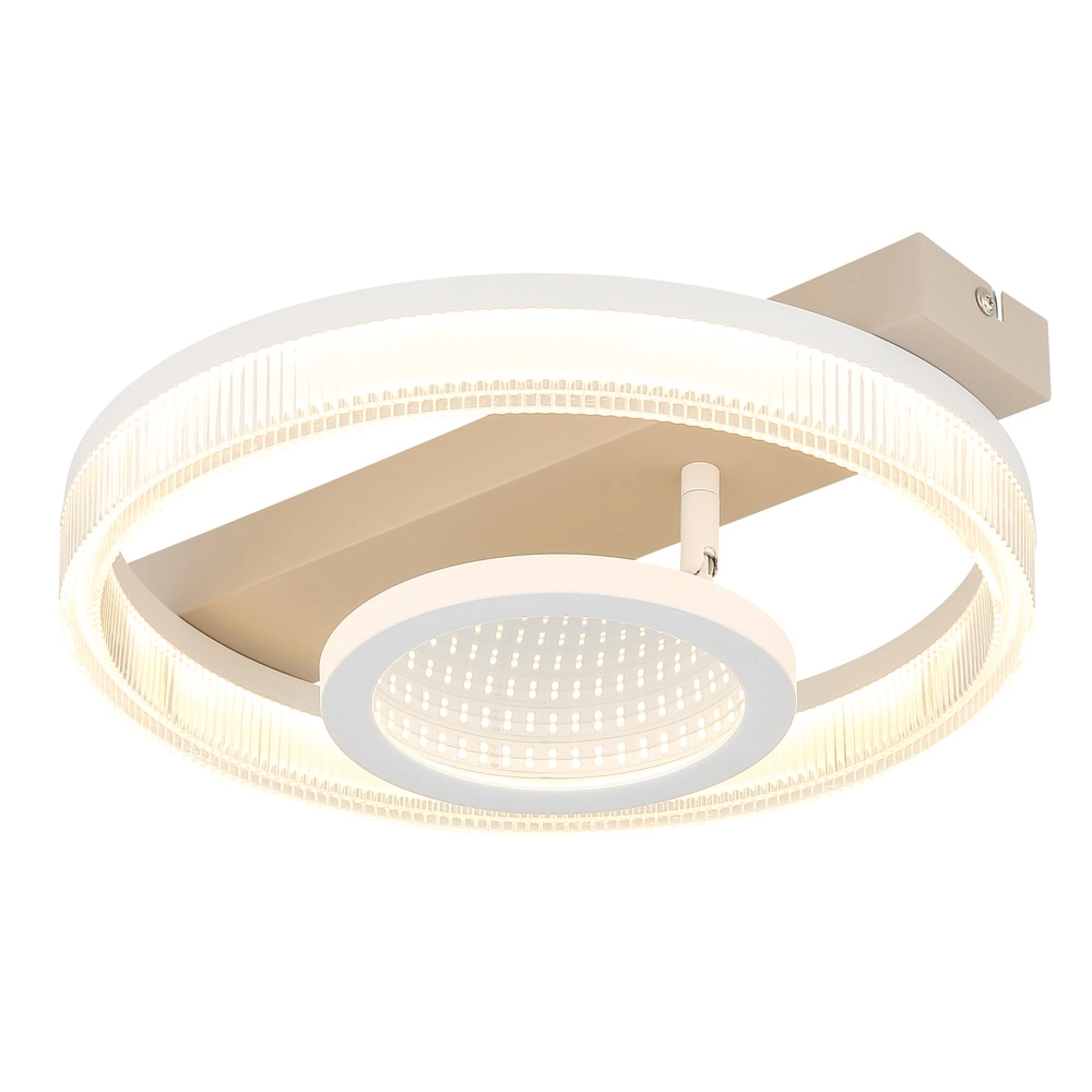 Moderne Deckenleuchte Zara sandbraun 36cm