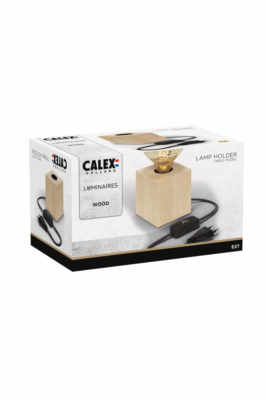Tischlampe aus Holz Calexa Circle 8712879148029