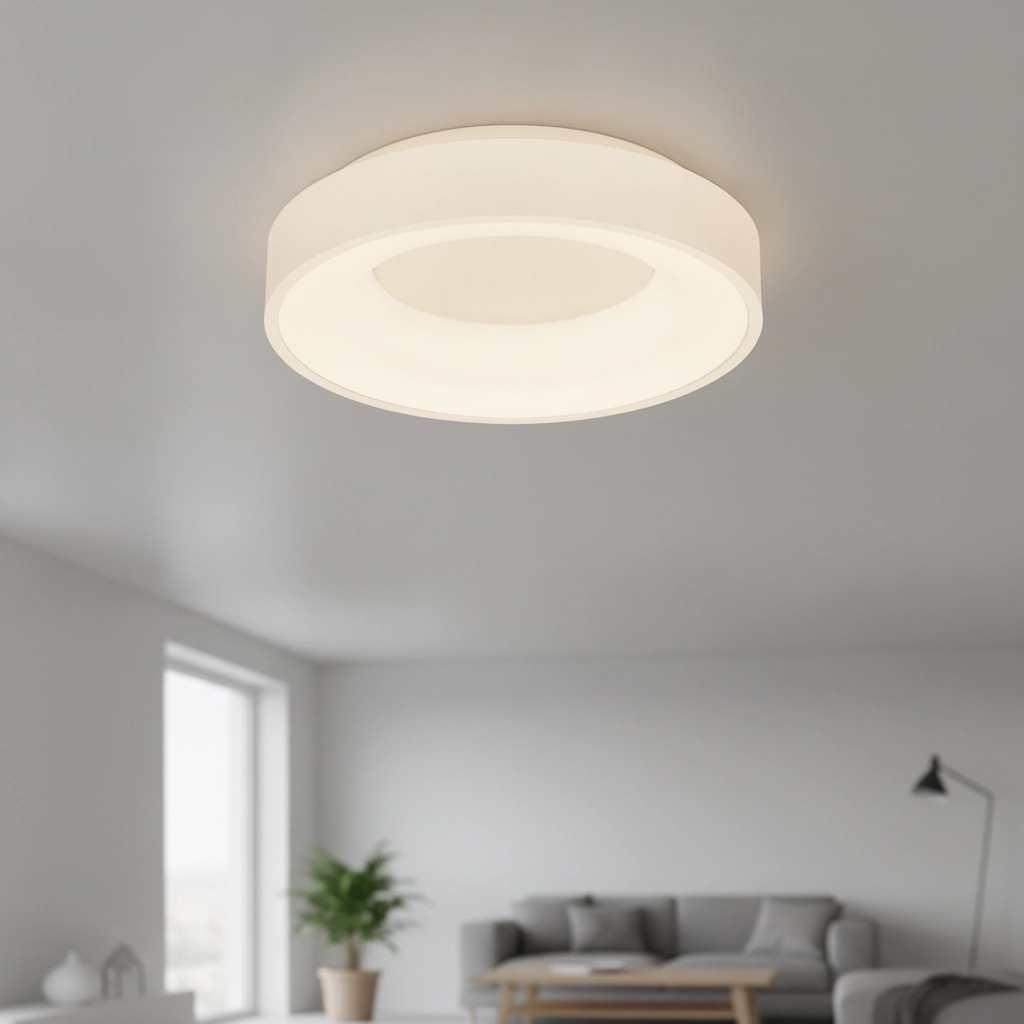 Deckenlampe Rando Thin weiß Ø 38cm