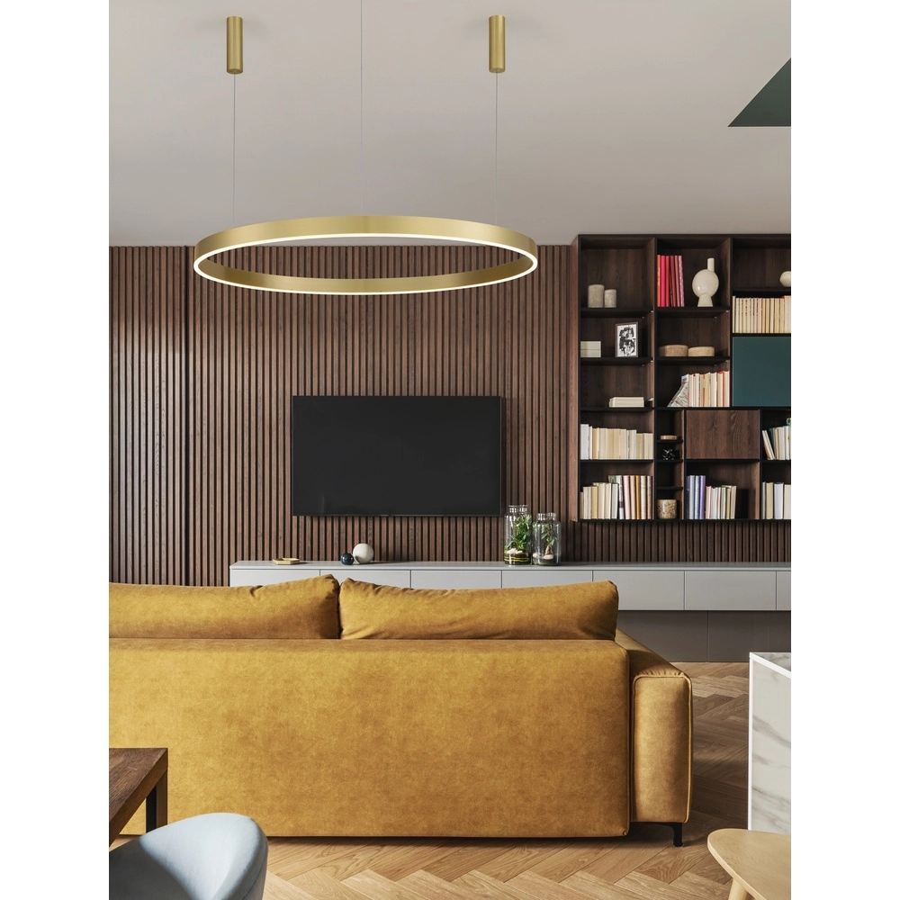 Pendelleuchte Motif gold Ø 120cm 3000K Lyora 5212017439277