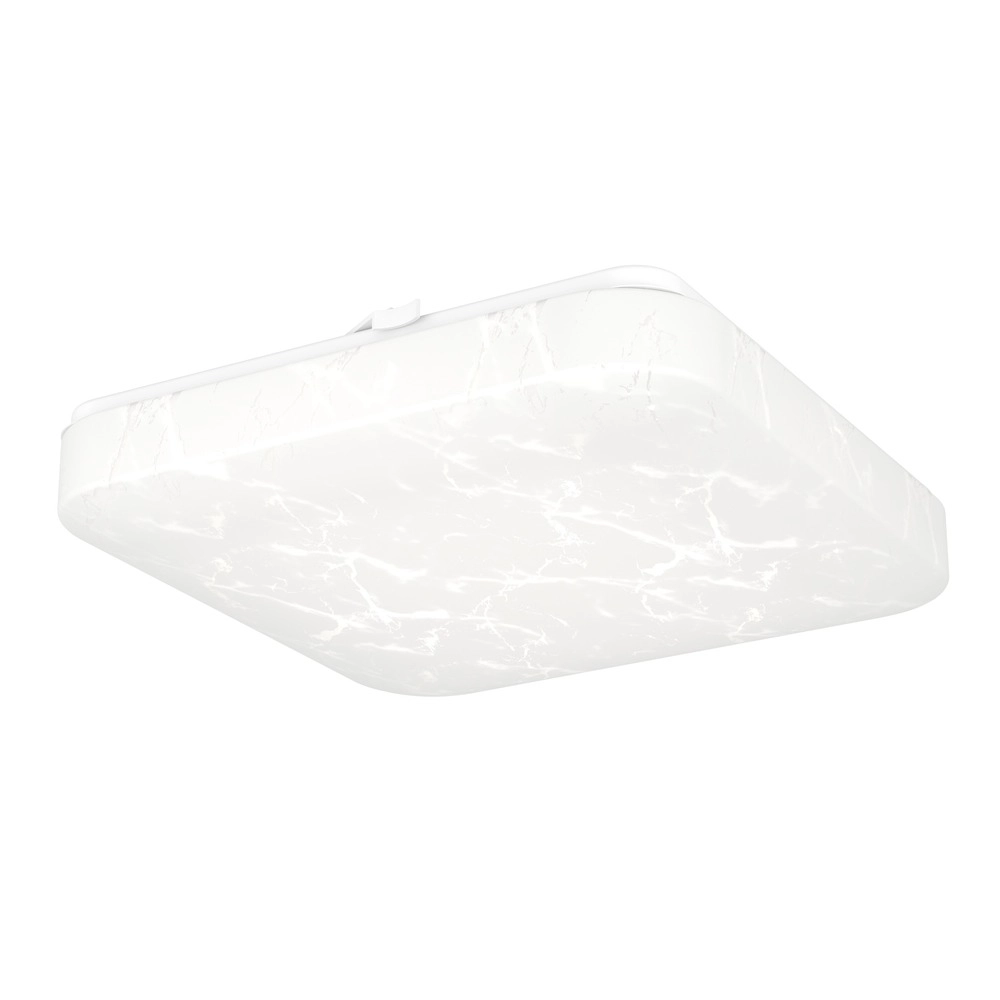Weiße Deckenlampe Allerona 27 x 27 cm