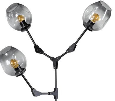 Stehlampe Lime 3 Lichtschwarz mit Rauchglas ETH 8720195300731