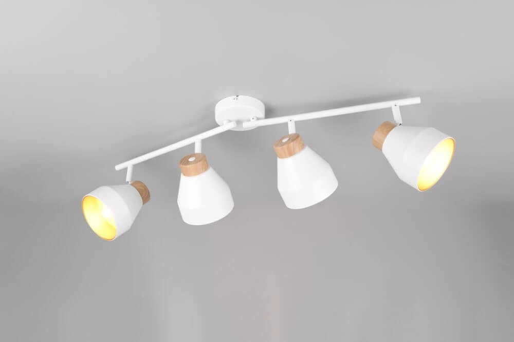 Design Deckenleuchte 4-flammig Valentin weiß Trio 4017807637441