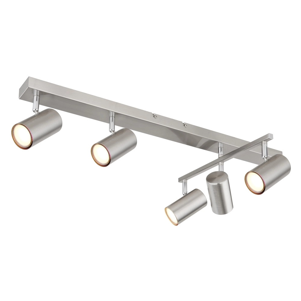 Deckenlampe 5-Leuchten Robby Nickel Globo 9007371436576