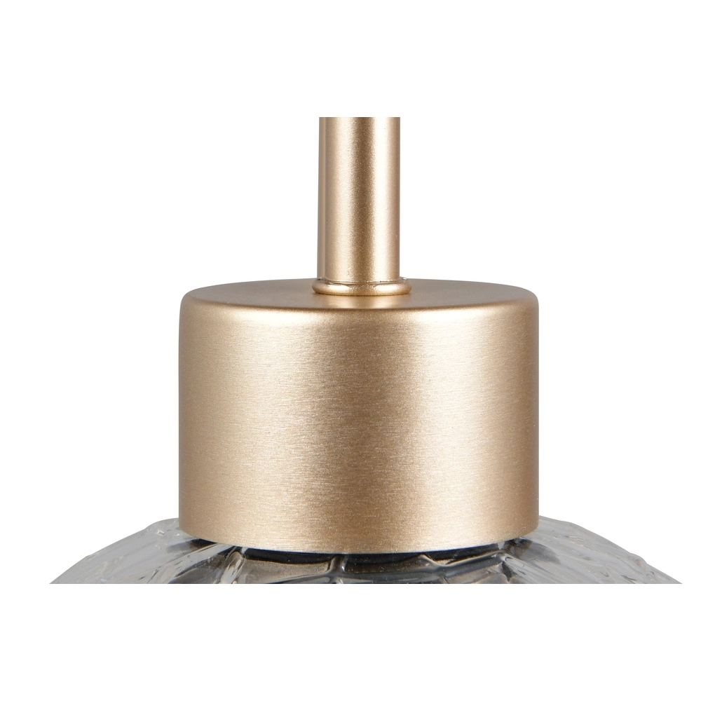 Wandlampe Emelie Gold mit Rauchglas Trio 4017807702583