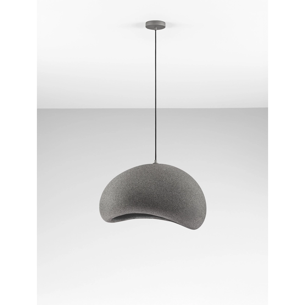 Natürliche Pendelleuchte Aere grau 60cm Lyora 5212017476739