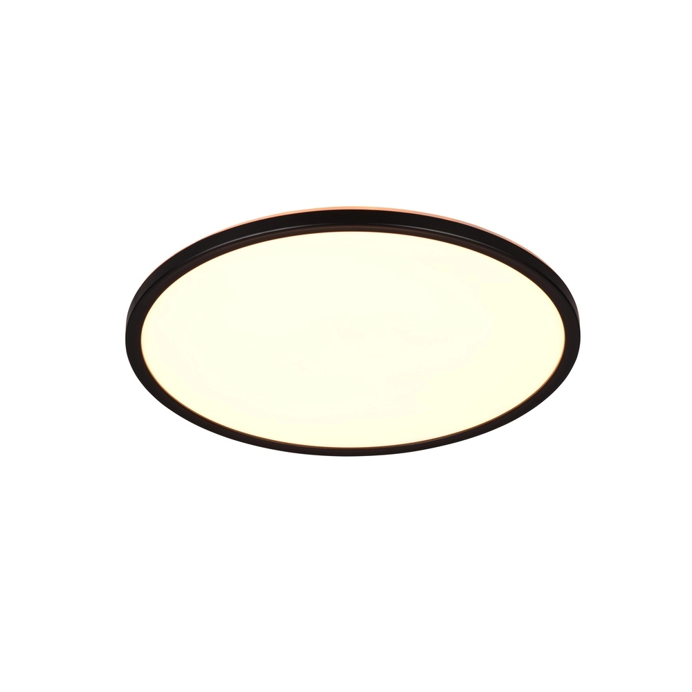 Runde Deckenlampe Emra schwarze Ø 42cm