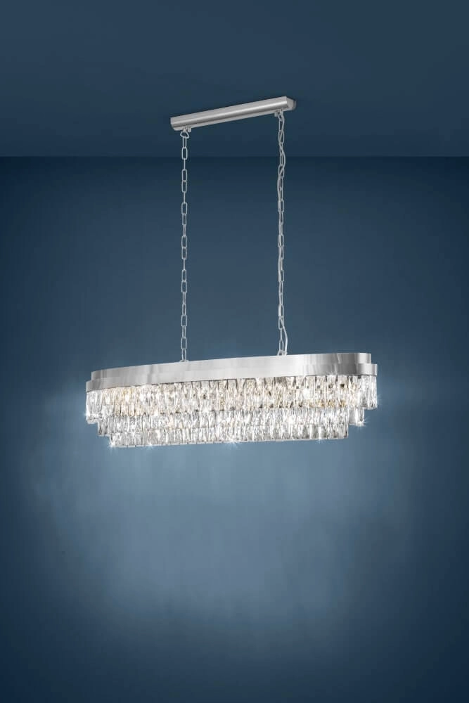 Kronleuchter für das Esszimmer Valparaiso 1 Chrom 115cm Stars of Light 9002759394950
