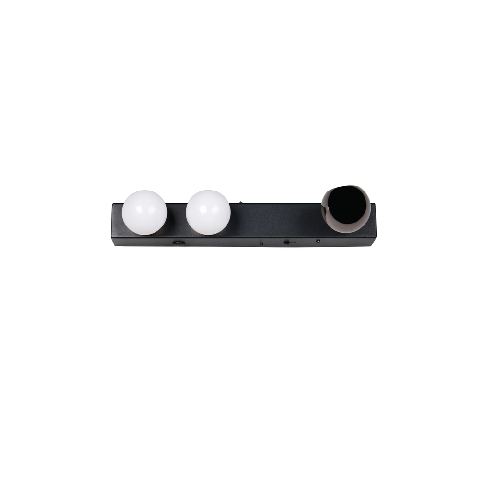 Wandlampe Arpino Schwarz 30cm Trio 4017807683622