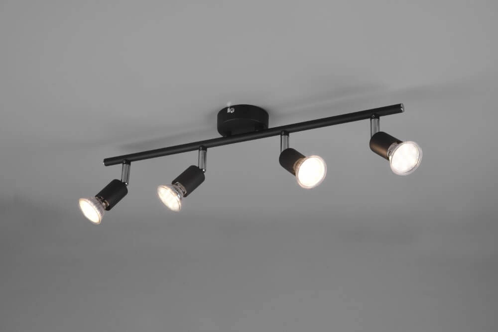 Stelle Paris 4-Licht-Schwarz Trio 4017807505153