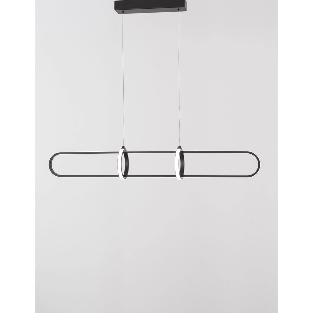 Design-Pendelleuchte Arte Länglich schwarz Lyora 5212017426062