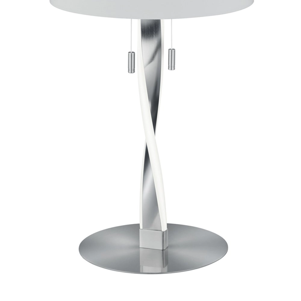 Tischlampe Nandor 62 cm metallic-grau Trio 4017807380453