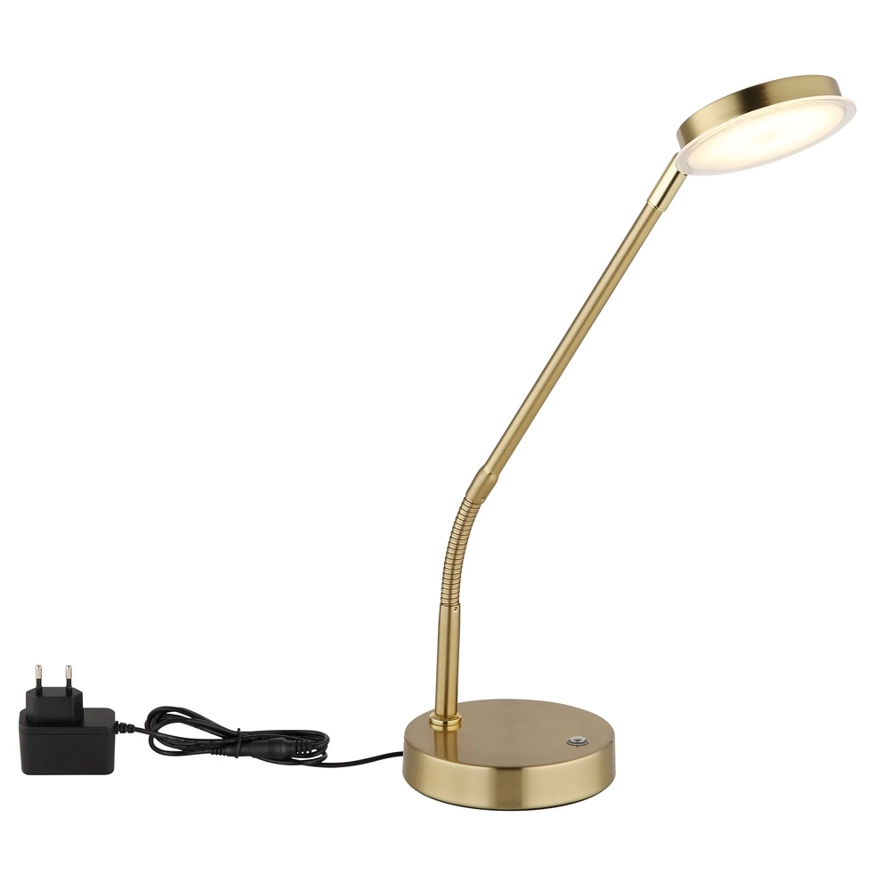 Schreibtischlampe Silvio Gold Globo 9007371592166