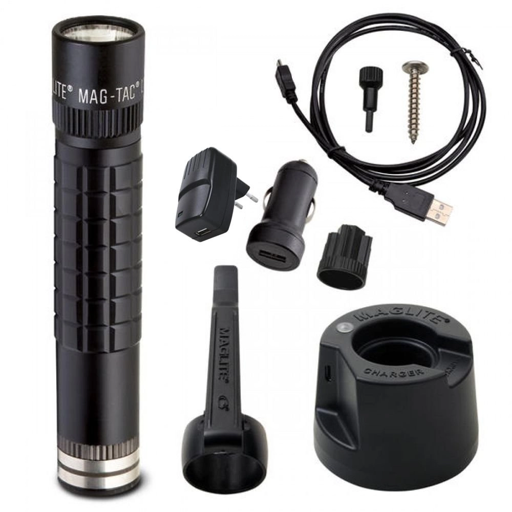 LED-Taschenlampe Mag Tac Plain Bezel Rechargeable LED Maglite 38739680279