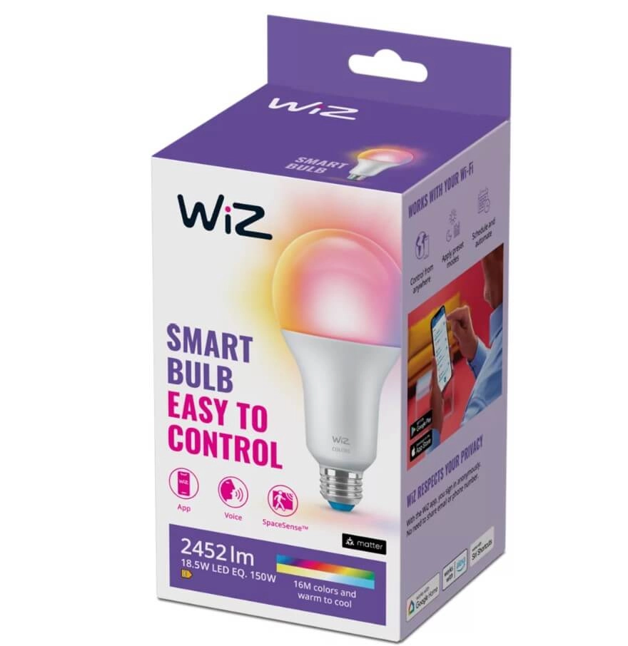 Intelligente Lichtquelle E27 - 18,5W WiZ 8719514554634