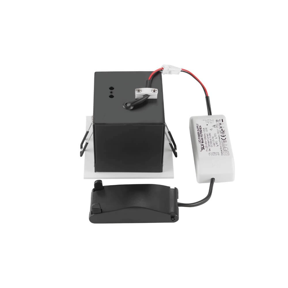 Quadratischer LED-Einbaustrahler Kadux Single 1x LED - weiß - 3000K SLV 4024163279314
