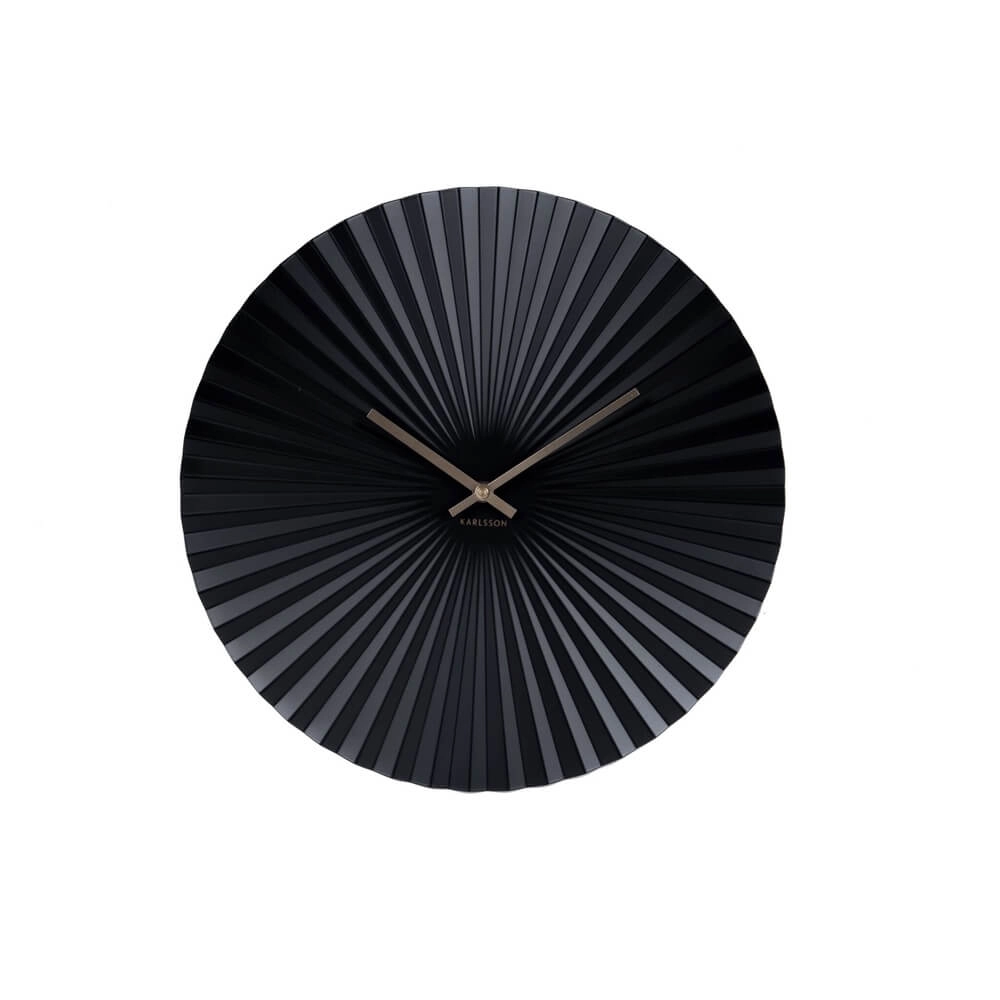 Wanduhr Sensu schwarz - Ø 40cm