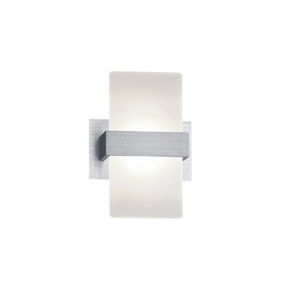 LED-Wandleuchte Platon Metallgrau Trio 4017807293968